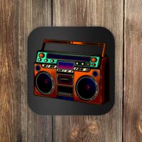 Neon Boombox Coaster