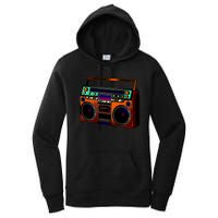 Neon Boombox Women's Pullover Hoodie