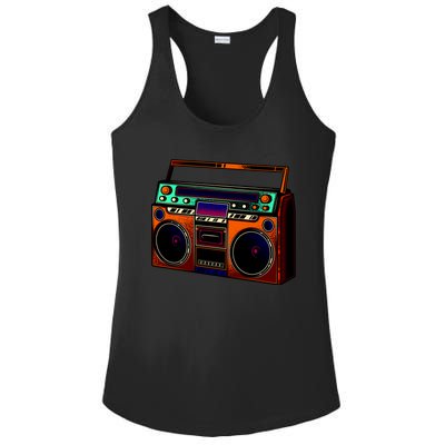 Neon Boombox Ladies PosiCharge Competitor Racerback Tank