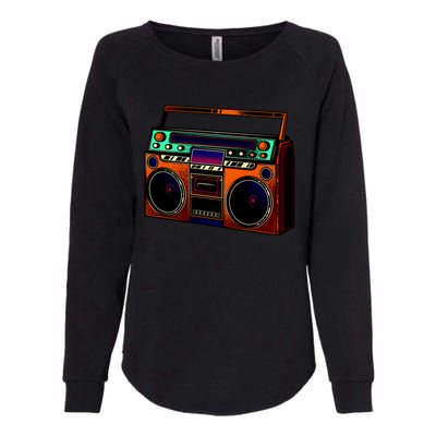 Neon Boombox Womens California Wash Sweatshirt