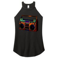 Neon Boombox Women’s Perfect Tri Rocker Tank