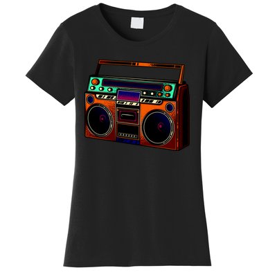 Neon Boombox Women's T-Shirt