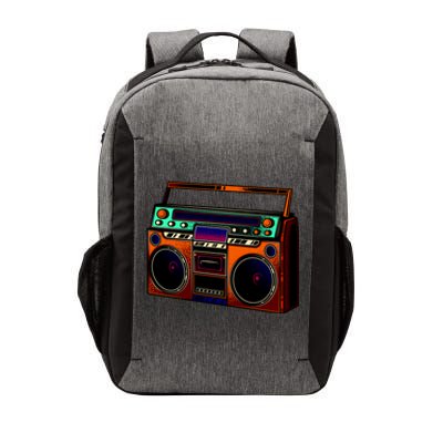 Neon Boombox Vector Backpack