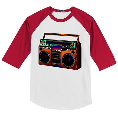 Neon Boombox Kids Colorblock Raglan Jersey