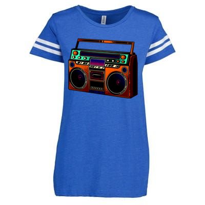 Neon Boombox Enza Ladies Jersey Football T-Shirt