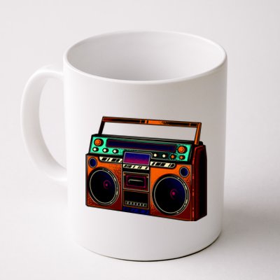 Neon Boombox Coffee Mug