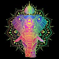 Neon Color Yoga Elephant Bucket Hat