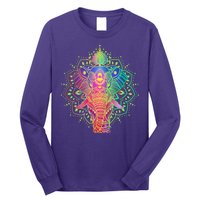 Neon Color Yoga Elephant Long Sleeve Shirt