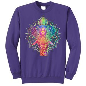 Neon Color Yoga Elephant Sweatshirt