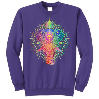 Neon Color Yoga Elephant Sweatshirt