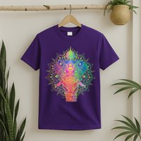 Neon Color Yoga Elephant T-Shirt