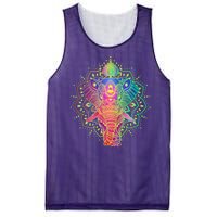 Neon Color Yoga Elephant Mesh Reversible Basketball Jersey Tank