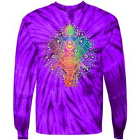 Neon Color Yoga Elephant Tie-Dye Long Sleeve Shirt