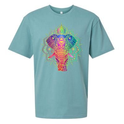 Neon Color Yoga Elephant Sueded Cloud Jersey T-Shirt