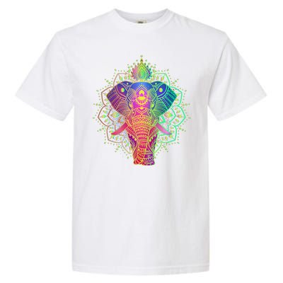 Neon Color Yoga Elephant Garment-Dyed Heavyweight T-Shirt