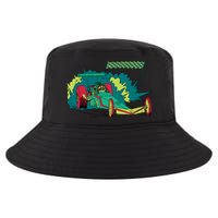 Neon Drag Racing Car Cool Comfort Performance Bucket Hat