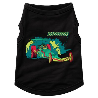 Neon Drag Racing Car Doggie Tank