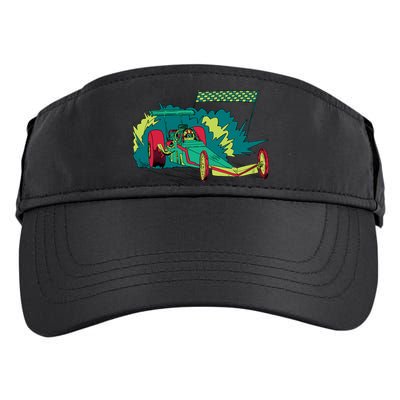 Neon Drag Racing Car Adult Drive Performance Visor