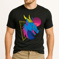 Neon Dragon Face Cooling Performance Crew T-Shirt