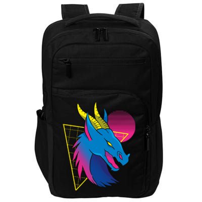 Neon Dragon Face Impact Tech Backpack