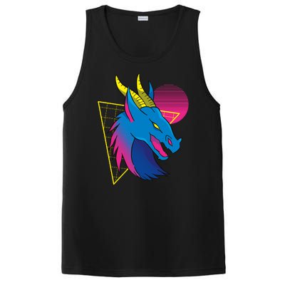 Neon Dragon Face PosiCharge Competitor Tank