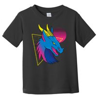 Neon Dragon Face Toddler T-Shirt