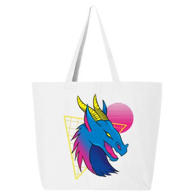 Neon Dragon Face 25L Jumbo Tote