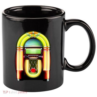 Neon Juke Box 11oz C Handle Ceramic Mug