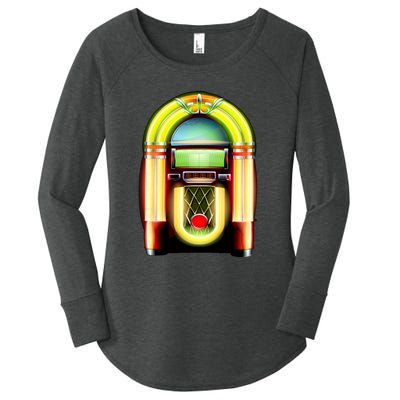 Neon Juke Box Women's Perfect Tri Tunic Long Sleeve Shirt