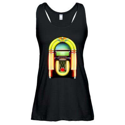 Neon Juke Box Ladies Essential Flowy Tank