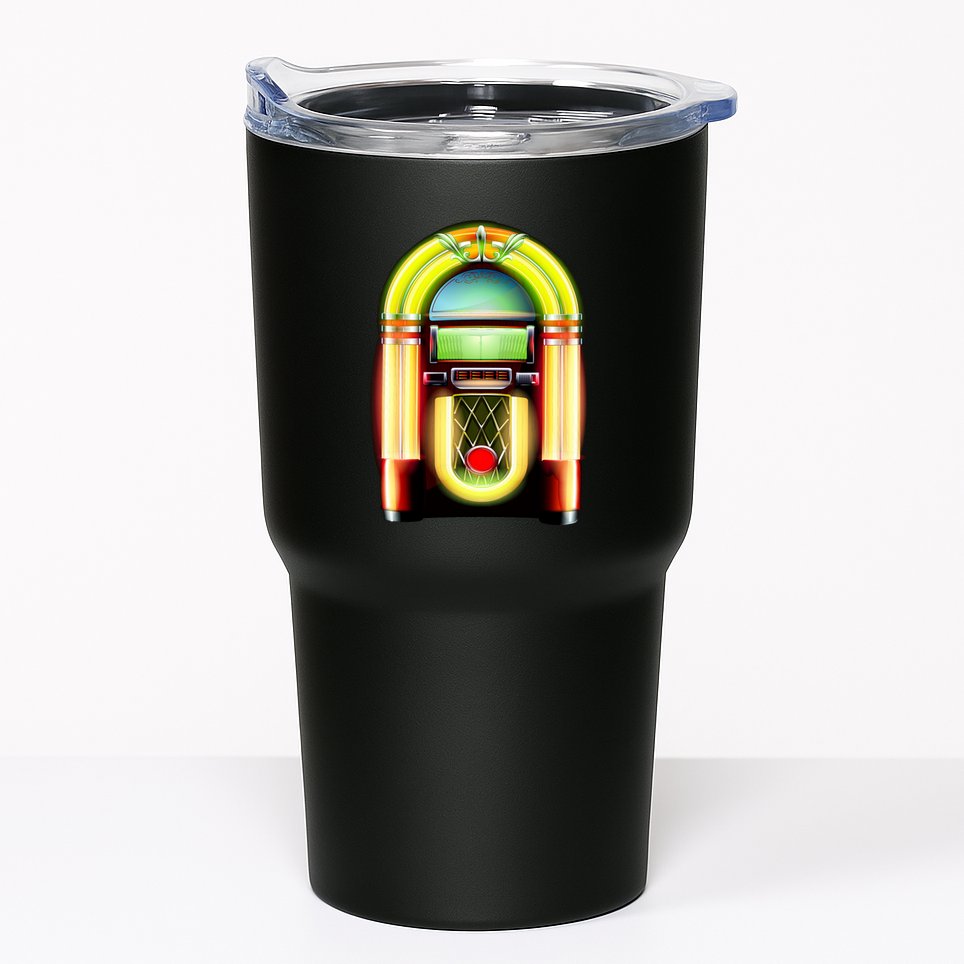 Neon Juke Box Tumbler