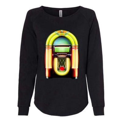 Neon Juke Box Womens California Wash Sweatshirt