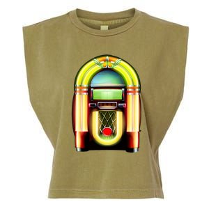 Neon Juke Box Garment-Dyed Women's Muscle Tee