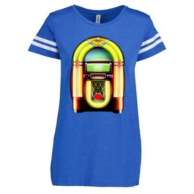 Neon Juke Box Enza Ladies Jersey Football T-Shirt