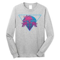 Neon Palm Trees Long Sleeve Shirt