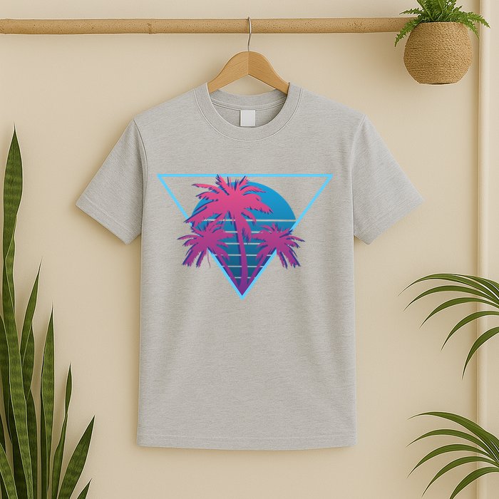 Neon Palm Trees T-Shirt