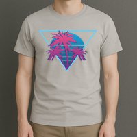 Neon Palm Trees T-Shirt