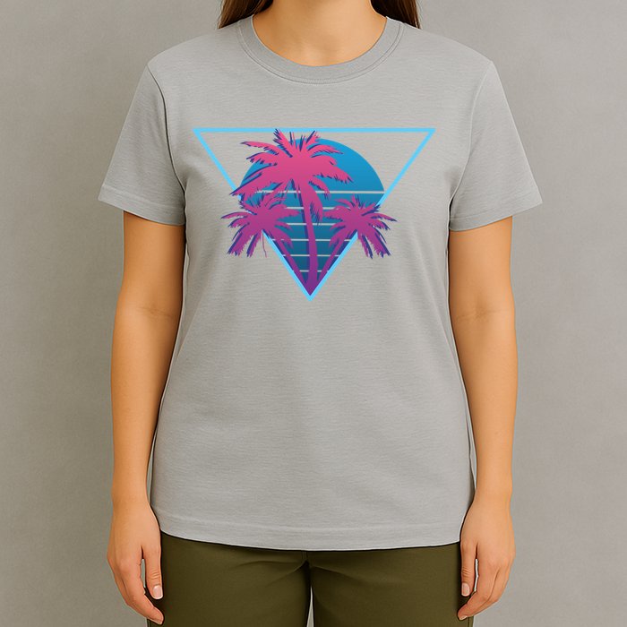 Neon Palm Trees T-Shirt