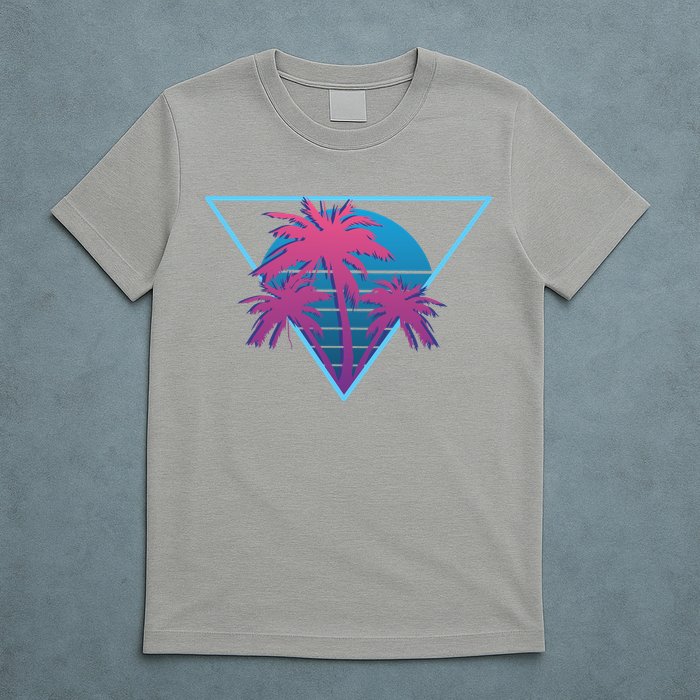 Neon Palm Trees T-Shirt