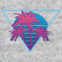 Neon Palm Trees T-Shirt