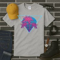 Neon Palm Trees Tall T-Shirt