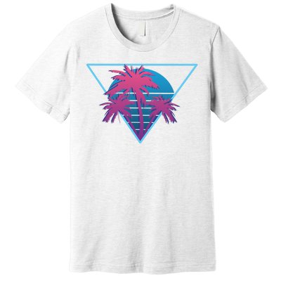 Neon Palm Trees Premium T-Shirt