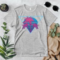 Neon Palm Trees Premium T-Shirt