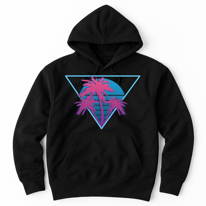 Neon Palm Trees Hoodie