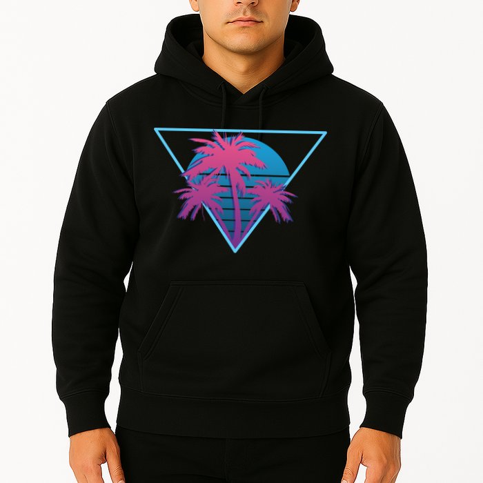 Neon Palm Trees Hoodie