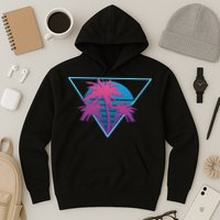 Neon Palm Trees Hoodie