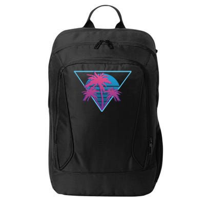 Neon Palm Trees City Backpack