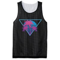 Neon Palm Trees Mesh Reversible Basketball Jersey Tank