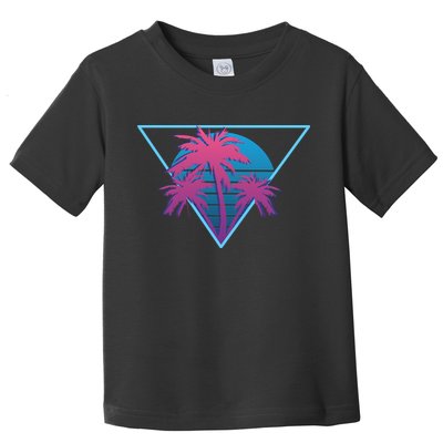 Neon Palm Trees Toddler T-Shirt