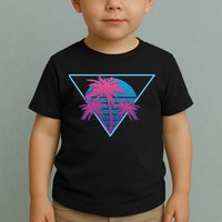 Neon Palm Trees Toddler T-Shirt